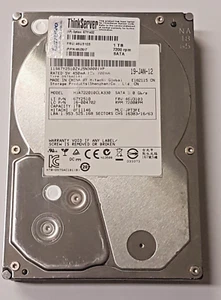 1 TB SATA Lenovo ThinkServer 67Y1402 HUA722010CLA330 7200RPM Hard Drive 3.5" - Picture 1 of 1
