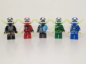 Lego Minifigure Ninjago DIGI Cole Kai Nya Lloyd Jay 5 minifig lot Prime Empire - Picture 1 of 21