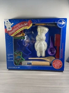 Pillsbury Doughboy 15 Piece Bake Set Kids Poppin Fresh 2004 NIB New! - Picture 1 of 16