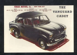 NEW YORK CITY NY THE VANGUARD CADET CONCESSIONARIO AUTO PUBBLICITÀ CARTOLINA COPIA - Foto 1 di 1