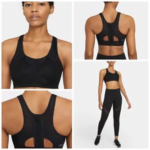 Nike Swoosh Ultrabreathe Padded Sports Bra Size Small Womens Black $70 msrp - Bild 1 von 11