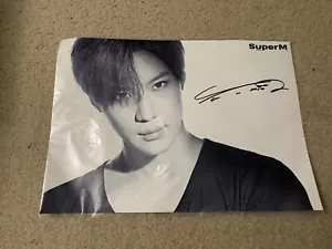 Super M Official Signed Taemin Poster - Picture 1 of 4