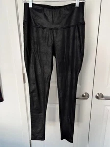 Seven7 schwarze Kunstleder Leggings Crackle Größe M - Bild 1 von 9