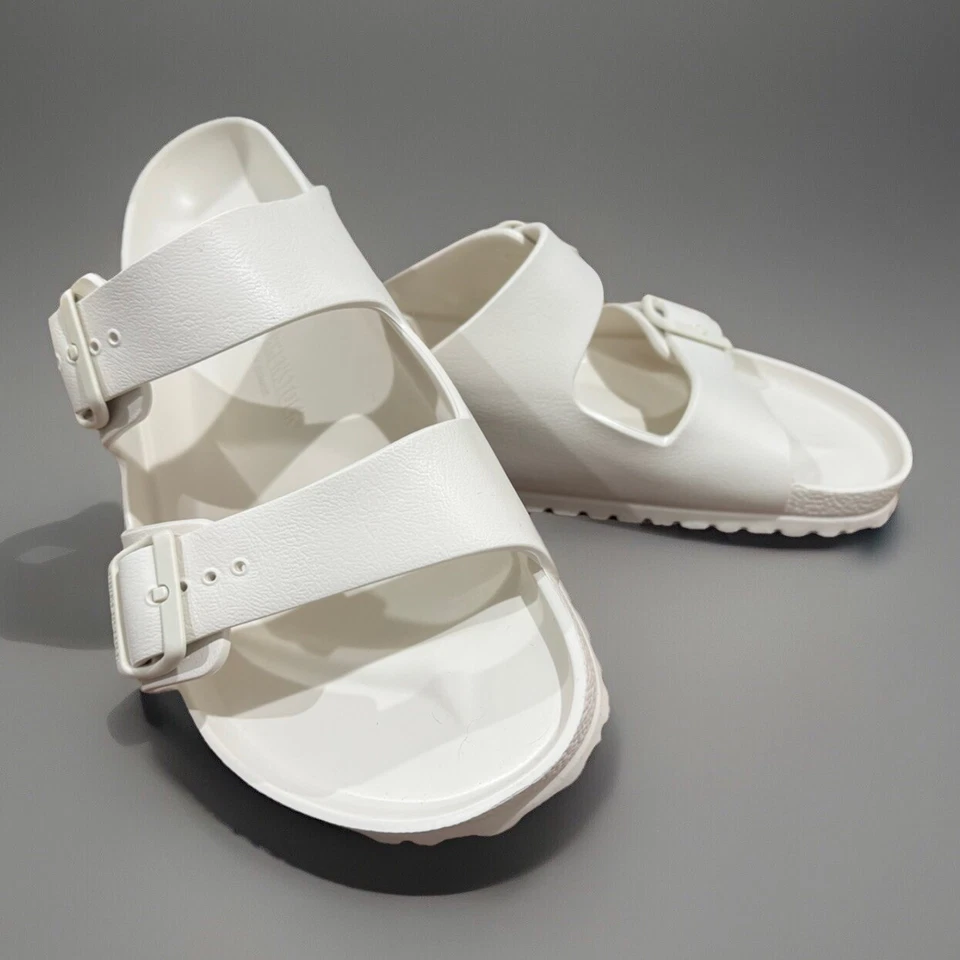 BIRKENSTOCK Unisex Arizona Eva Eggshell 1027305 ADULTS SANDAL 45 Men’s 12-12.5