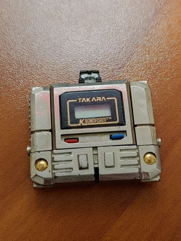 Transformers G1 1983 Takara KRONOFORM robot watch silver Cover