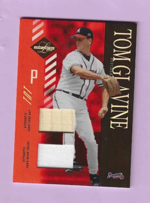 2003 Leaf Limited TNT #106 Tom Glavine Bat & Jersey - Braves - serial #17/25 - Image 1 of 2