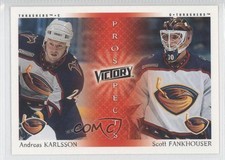 2000-01 Upper Deck Victory Andreas Karlsson Scott Fankhouser #273