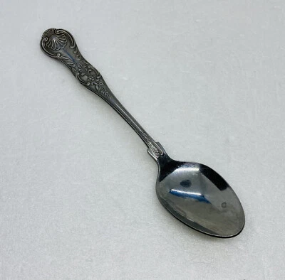 "Cuchara sopa cena vintage nacional de acero inoxidable 6,5"" mango concha marina Japón 30" Foto 1 de 4