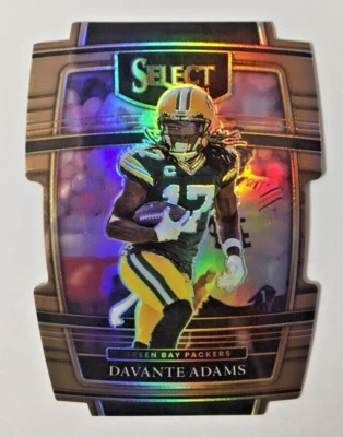 Davante Adams 2021 Panini Select Die -cut Concourse Prizm copper  /199 - Image 1 of 4