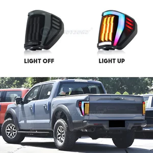 RGB LED Tail Lights For Ford F150 F-150 XL STX 2021 2022-2024 Rear Lamps 1 Pair - Bild 1 von 11
