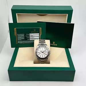 Montre automatique pour homme Rolex Explorer II GMT 216570 acier cadran blanc B&P - Photo 1 sur 9