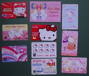 Hello Kitty MacDonald gift card x 6 Fumicard x 3 Pink Envelop Balance 0 Japan - Picture 1 of 3