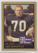 1991 Enor Pro Football Hall of Fame Art Donovan #35 HOF