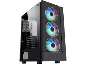 Gaming Computer Desktop Gaming PC RGB Ryzen 5 16GB RAM 12 Core CPU SSD Radeon - Picture 1 of 12