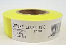 Empire 77-004 1" X 200 FT Yellow Flagging Tape