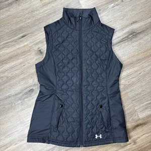 Under Armour Storm Steppweste Damen Small P schwarz Full Zip Coldgear Infrared - Bild 1 von 14