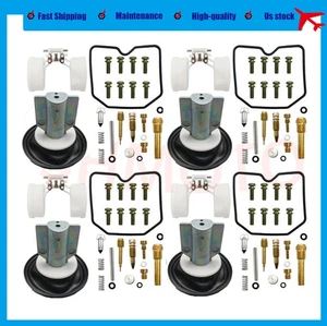 4X Carburetor Repair Kit Diaphragm float For ZX750 Ninja 750R  ZX 750 1987-1990 - Picture 1 of 5