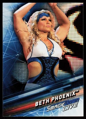 2019 Topps WWE SmackDown Live Beth Phoenix #62 WRESTLING CARD - Image 1 of 2