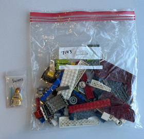 LEGO Star Wars Jedi Starfighter (7143) w/ Obi-Wan Kenobi (sw0055) :100% Complete