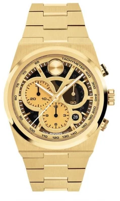 NUEVO Reloj para hombre Movado Bold cronógrafo esfera dorada 3601185 40 mm Foto 1 de 4