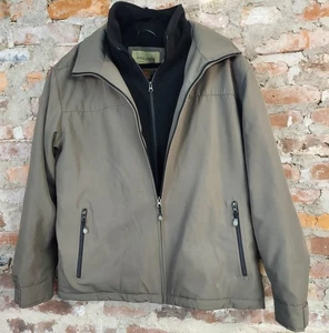 Abrigo Sonoma con forro polar negro para hombre talla L chaqueta cálida grande - Imagen 1 de 5