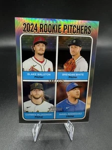 2024 Topps Heritage High Number Rookie Pitchers Chrome Silver Refractor /225 - Picture 1 of 3