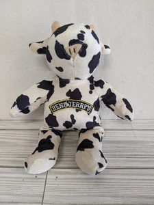 Ben & Jerry's Ice Cream Cow Beanie 7" Plush Mary Meyer Advertising Toy Vermont - Picture 1 of 11