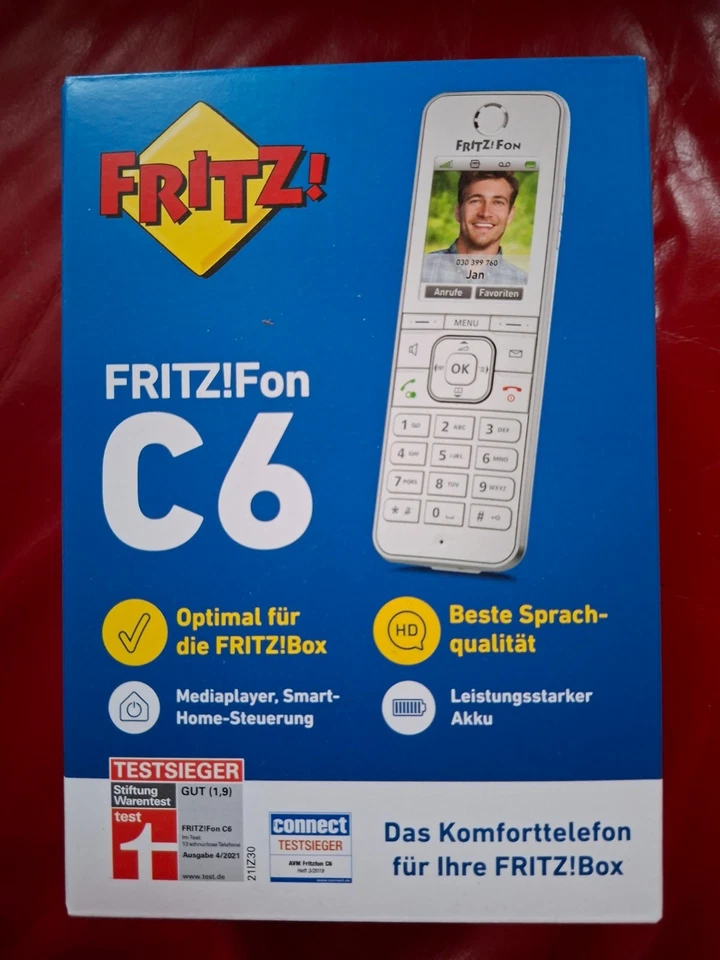 AVM FRITZ!Fon C6 Schnurloses DECT-Komforttelefon - NEU und OVP! - Bild 1 von 1