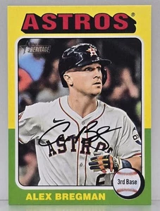 2024 Topps Heritage High Number SP MINI #571 Alex Bregman- Houston Astros - Picture 1 of 2