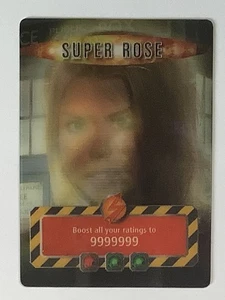 Tarjeta holo lenticular dorada rara BBC Doctor Who Super Rose Battles In Time 2006 - Imagen 1 de 18