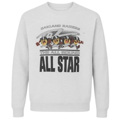 1994/95 OAKLAND (LOS ANGELES) RAIDERS LOONEY TUNES TAZ ALL STAR USA SWEATSHIRT L - Image 1 of 4