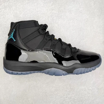 Zapatillas de baloncesto Jordan 11 retro negras azules altas para hombre elegantes cómodas Foto 1 de 4