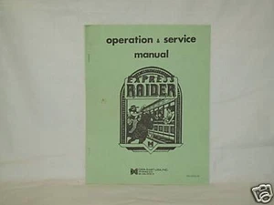 Express Raider Arcade Game Manual Original - Picture 1 of 1