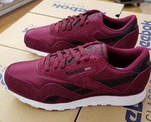 reebok classic red and black