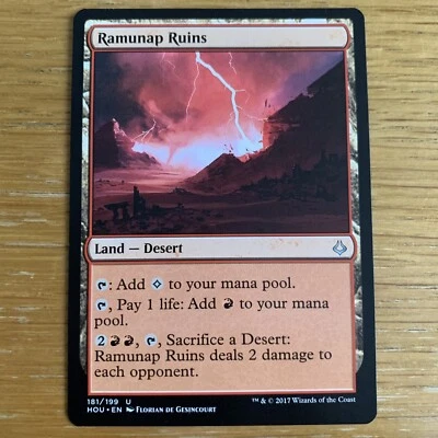 MTG Ramunap Ruins Hour of Devastation Near Mint Magic The Gathering Card - Image 1 of 4