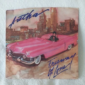 Aretha Franklin Freeway of Love 12 inch LP Single Dez Dickerson Clarence Clemons - Picture 1 of 4