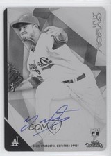 2015 Topps Finest Printing Plate Black 1/1 Yimi Garcia #FA-YG Rookie Auto RC 1p5