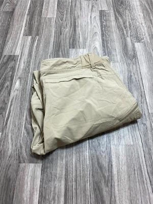 Pantalones cargo WORLDWIDE SPORTSMAN rectos beige convertibles elásticos para mujer 14 Foto 1 de 4