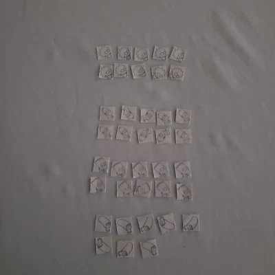 1990 Los Simpson Misterio de la Vida Juego de Mesa 38 Chips Comprobar Foto 1 de 4