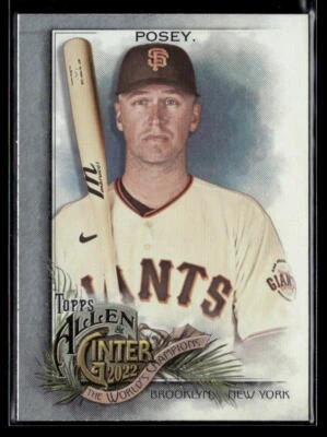 2022 Topps Allen & Ginter #77 Buster Posey Silver Portrait - Image 1 of 2