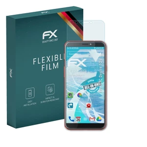 atFoliX 3x Screen Protector for HTC Desire 12s Protective Film clear&flexible - Picture 1 of 8