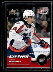 2021-22 Upper Deck CHL Star Rookies Exclusives Ethan Miedema RC /100 Windsor - Picture 1 of 2