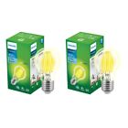 PHILIPS E27 9-watt LED 700 Lumen Clear Glass Glow Light Bulb (Pack of 2) With FS