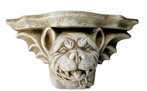 Winged Gargoyle Wall Sconce - Picture 1 of 6