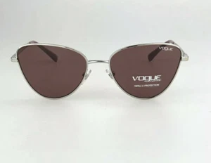 Vogue Sunglasses mod. VO 4145 323/69 Cat Eye Silver Rhinestone New + Case - Picture 1 of 8