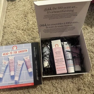 First Aid Head To Toe Smooth Set Cleanser, Scrub, Lotion, Repair Cream Sephora - Picture 1 of 4