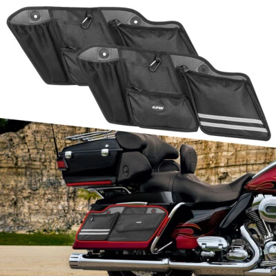 2 X Saddlebag Organizers For Touring Street Glide Road Glide Road King 1993-2013 - Image 1 of 4