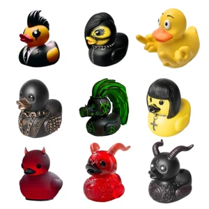 Único Patos de resina de goma oscura Patos de Satanás Pato de roca Coleccionable Decoración de Halloween - Imagen 1 de 31