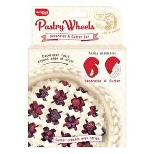 Talisman Designs Pastry Wheel Decorator & Cutter Set | Dishwasher Safe & Food... - Picture 1 of 7