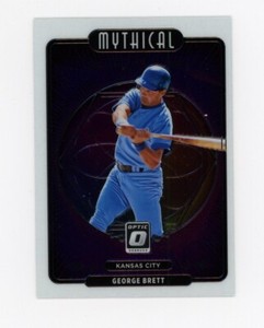 2021 Donruss Optic #M7 GEORGE BRETT Rare MYTHICAL INSERT CARD Kansas City Royals